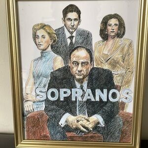 Sopranos Art Print by Artist Bernice Batoff